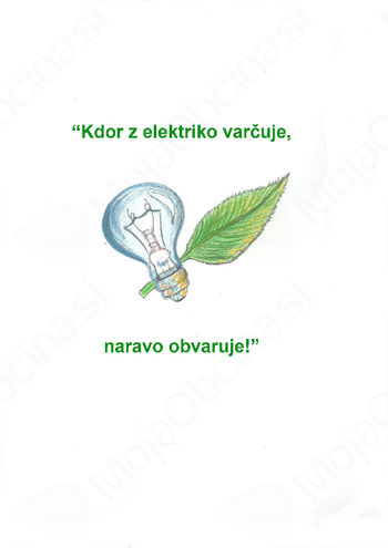  Zmaga na likovnem natečaju »Ekošola, varčevanje z električno energijo«.