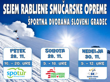 Sejem rabljene smučarske opreme