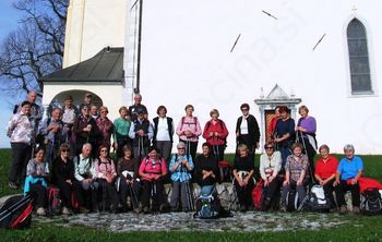 Zimzeleni na Trški gori nad Novim mestom