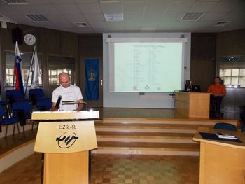 Govor načelnika Mladinskega odseka pri Planinskem društvu Vrhnika, Tomaža Stržinarja