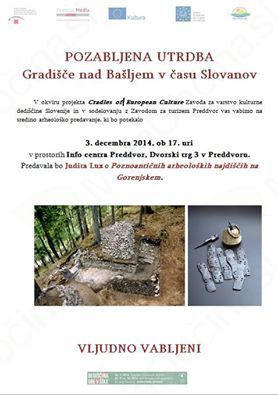 Vabljeni na zadnje arheološko predavanje v TIC Preddvor