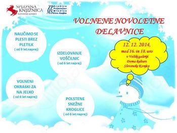 Volnene novoletne delavnice Volnene novoletne delavnice
