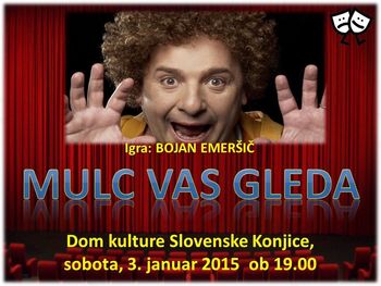 Novoletna gledališka predstava: MULC VAS GLEDA Novoletna gledališka predstava: MULC VAS GLEDA