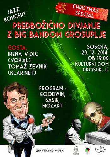 Predbožično divjanje z Big bandom Grosuplje Predbožično divjanje z Big bandom Grosuplje