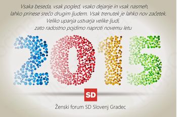 Voščilo ŽENSKI FORUM SD SG