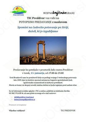 Vabljeni na potopisno predavanje