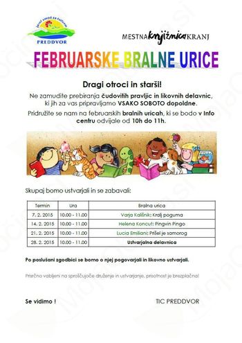 Februarske bralne urice