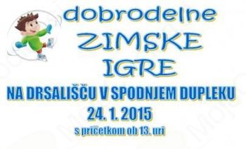 Dobrodelne zimske igre na drsališču