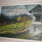 V Gostilni Majč v Preddvoru do 31. januarja 2015 na ogled Tradicionalna novoletna razstava Likovnih samorastnikov 