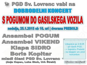 S pogumom do gasilskega vozila