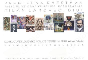 Otvoritev razstave: Milan Lamovec - Didi