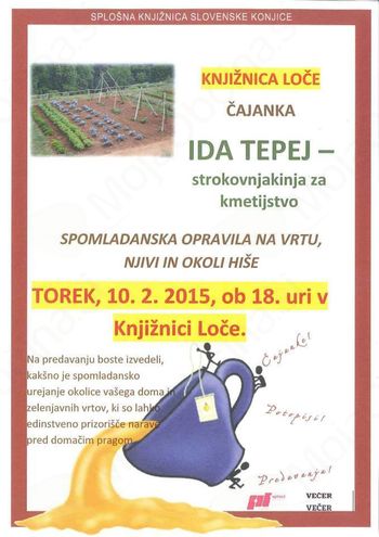 Čajanka v Knjižnici Loče
