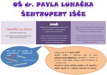 Natečaj OŠ dr. Pavla Lunačka Šentrupert