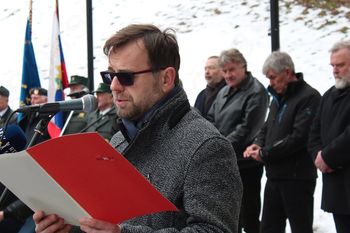 Tokratni osrednji slavnostni govornik je bil zgodovinar dr. Tone Kregar