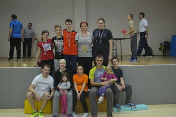 Tenisači in badmintonarji na turnirju Tenisači in badmintonarji na turnirju
