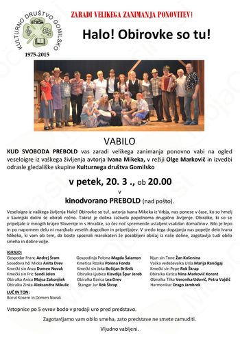 Halo! Obirovke so tu!