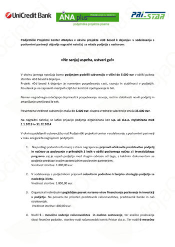 Ne sanjaj uspeha, ustvari ga!