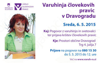 Varuhinja človekovih pravic v Dravogradu Varuhinja človekovih pravic v Dravogradu