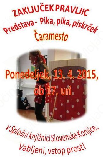 Zaključek pravljic v Splošni knjižnici Slovenske Konjice