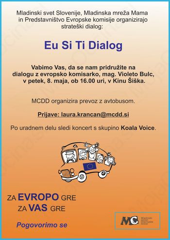 EU dialog z evropsko komisarko Violeto Bulc