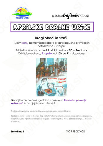 Plastenka praznuje veliko noč