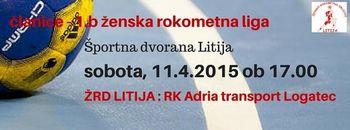Rokometna tekma članic - 1.b državna rokometna liga