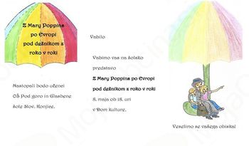 Vabilo na predstavo učencev OŠ Pod goro in Glasbene šole Slovenske konjice