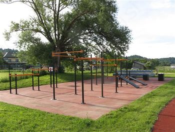 ZAŽIVEL NOV ŠPORTNI PARK OB OŠ KRIŽE PRI TRŽIČU