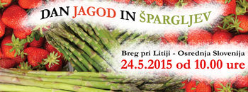 Dan jagod in špargljev, 24.5.2015