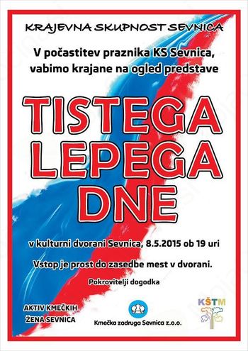 PRAZNIK KRAJEVNE SKUPNOSTI SEVNICA 