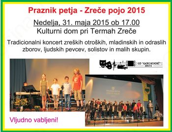 Praznik petja - Zreče pojo 2015