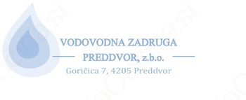 Izdaja polletnih akontacijskih računov za storitev oskrbe s pitno vodo izvajalca Vodovodne zadruge Preddvor