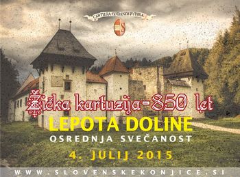 Žička kartuzija - 850 let: Osrednja svečanost 4. 7. 2015
