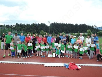 Na zadnji vadbi najmlajši skupaj s starši