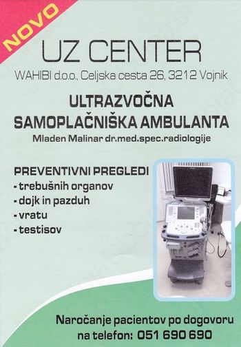 V Vojniku imamo diagnostični center
