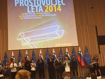 Podeljena priznanja natečaja Prostovoljec leta 2014