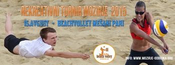 Veliki rekreativni turnir v odbojki na mivki za mešane dvojice Mozirje Open 2015