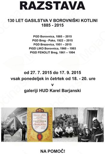 Oglejte si razstavo o gasilstvu