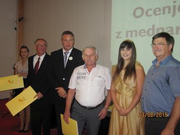 Zlata medalja za horjulskega župana