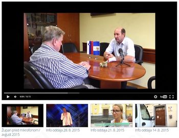 Nove video vsebine na spletni strani litija.si, 31.8.2015