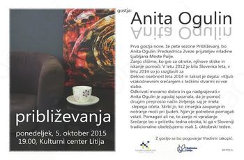 Približevanja z Anito Ogulin v ponedeljek, 5.10.2015