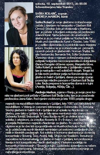 VRANSKI POLETNI VEČERI 2015 - OŽIVIMO KULTURNO DEDIŠČINO