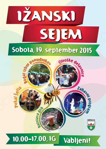 Prideš na Ižanski sejem to soboto?