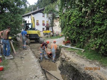 Gradnja kanalizacije v Ljubgojni je v polnem teku