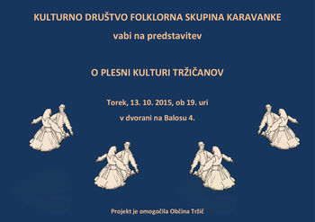   V OBNOVLJENI DVORANI NA BALOSU O PLESNI KULTURI TRŽIČANOV