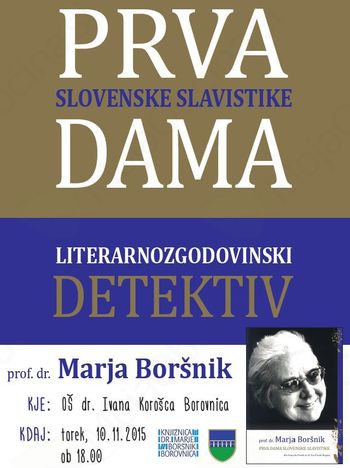 Vabljeni na predstavitev knjige o prof. dr. Marji Boršnik
