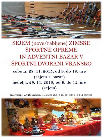 ŽE 5. LETO SMUČARSKI SEJEM IN 1. LETO ADVENTNI BAZAR NA VRANSKEM