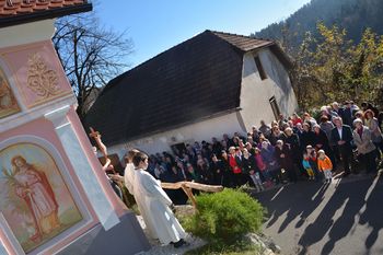 V Žažarju so obnovili staro kapelico