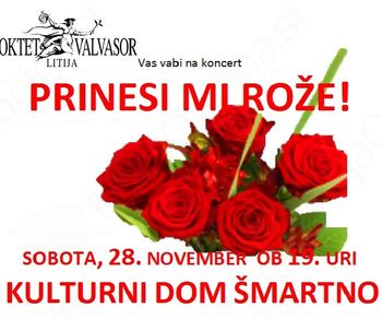Koncert "Prinesi mi rože!" 28. 11. 2015