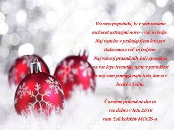 Voščilo MOCIS-a